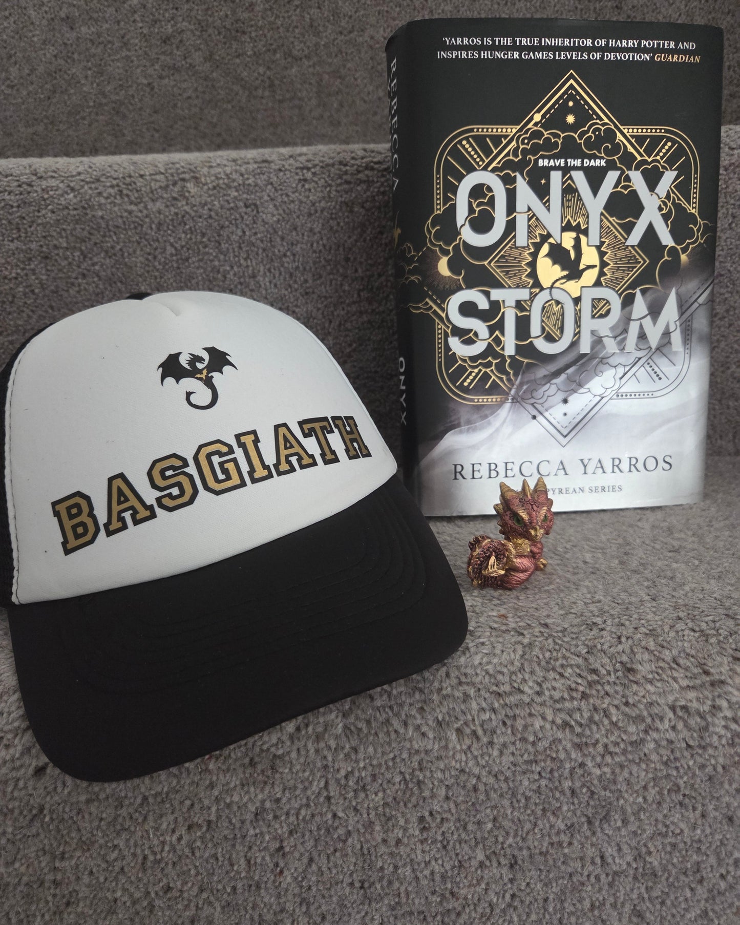 Basgiath Black and Gold Baseball Cap
