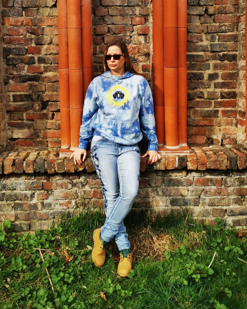 Back to the 60s/Back to the 90s Tie Dye Unisex Dachshund Hoodie