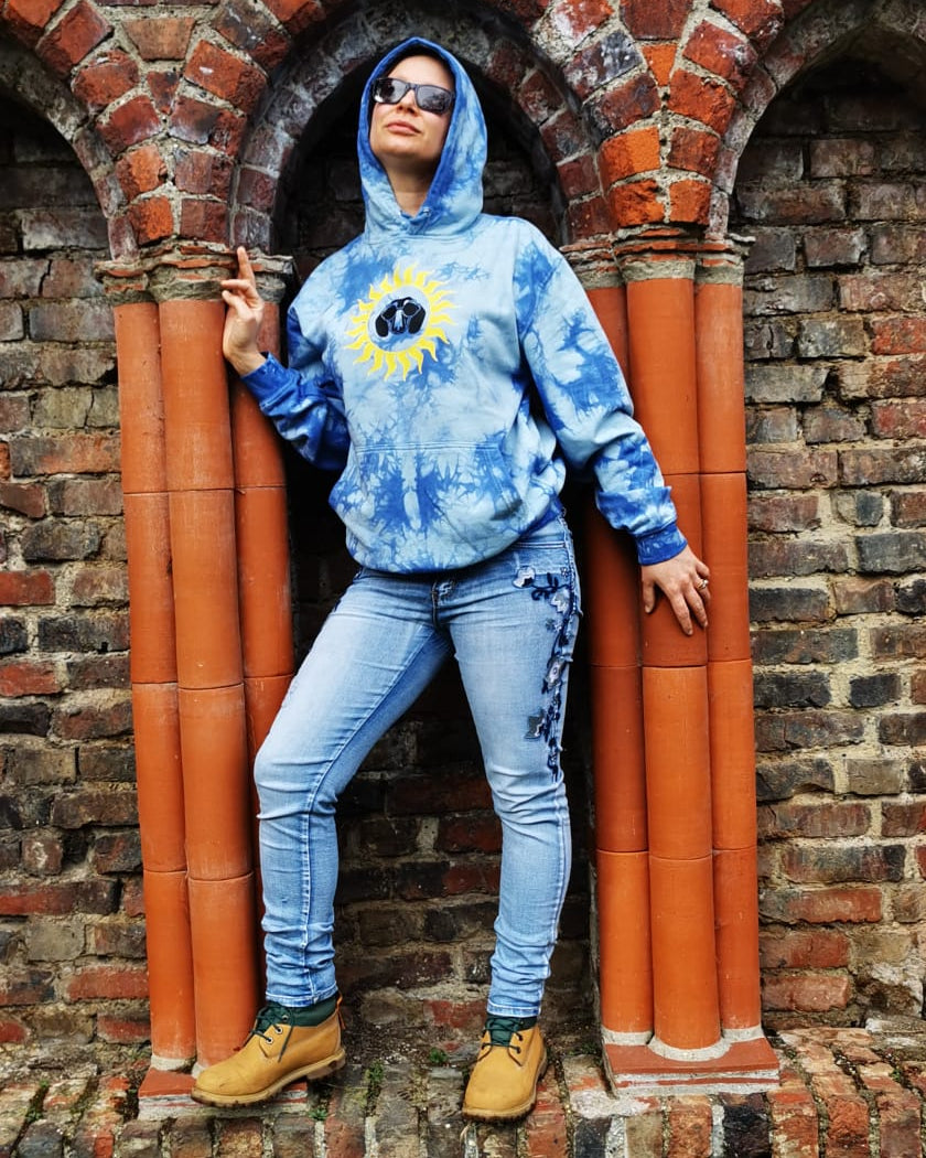 Back to the 60s/Back to the 90s Tie Dye Unisex Dachshund Hoodie