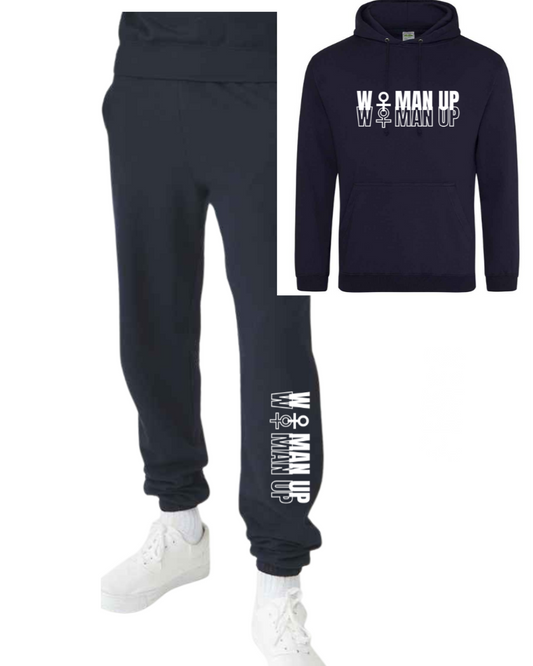 Hoodie and Bottom Set NAVY BLUE